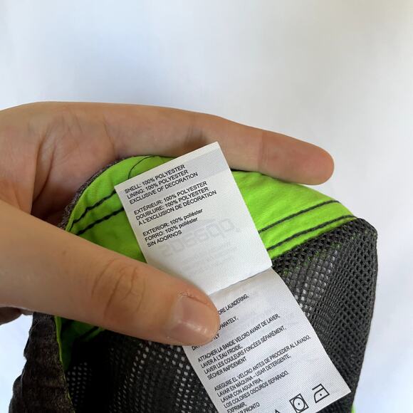 Speedo gray neon green swim trunks men's shorts size XL pockets elastic waist - Picture 7 of 8